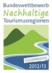 Siegerregion Bundeswettbewerb Nachhaltige Tourismusregioen 2012/2013
